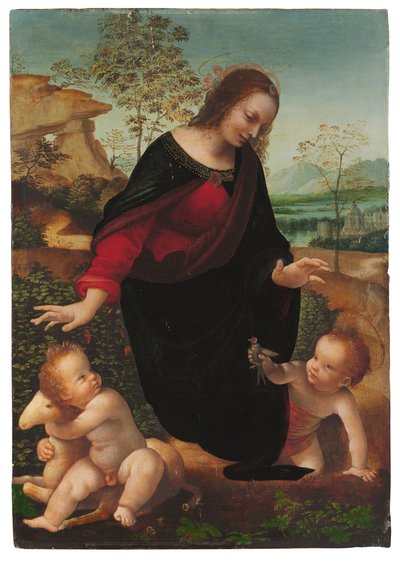 The Madonna and Child with the Infant Saint John the Baptist by Leonardo da Vinci