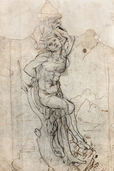 The Martyrdom of Saint Sebastian, Between 1482 and 1485 by Leonardo da Vinci