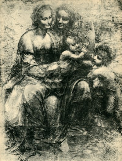 The Virgin and Child with St Anne and St John the Baptist by Leonardo da Vinci