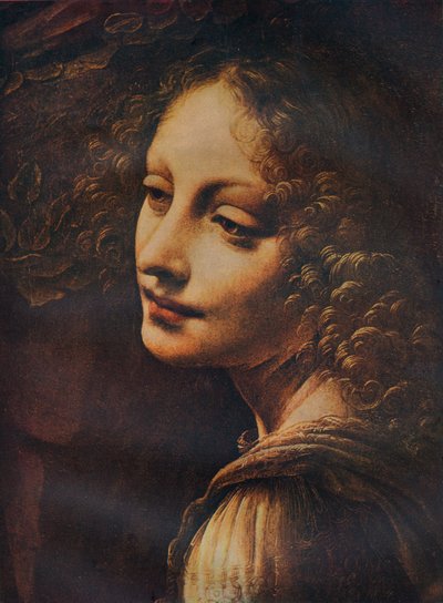 The Virgin of the Rocks (detail) by Leonardo da Vinci
