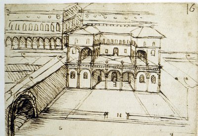 Urban Planning: Architectural Plan by Leonardo da Vinci by Leonardo da Vinci