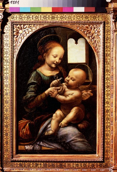 Madonna with a Flower (Madonna Benois) by Leonardo da Vinci