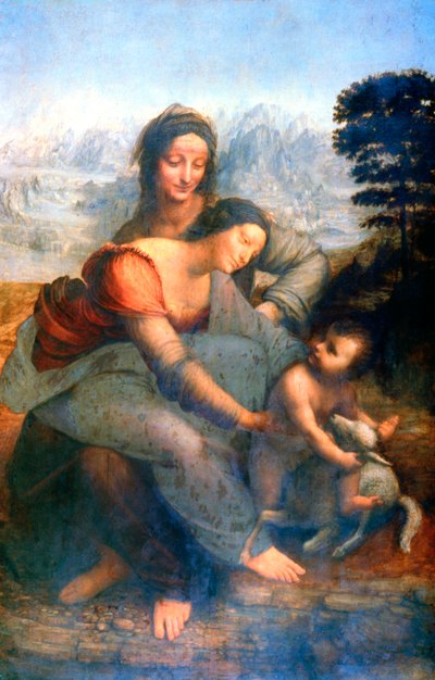 Virgin and Child with St Anne by Leonardo da Vinci