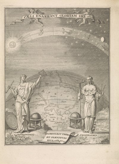 Astronomy and Geography with Measuring Instruments (Title Page for: 