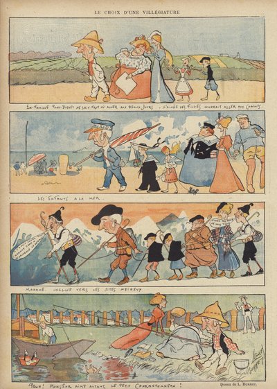 Illustration for Le Rire by Leonce Burret