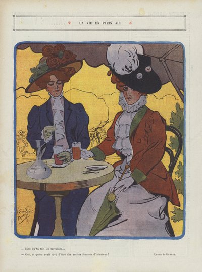 Illustration for Le Rire by Leonce Burret