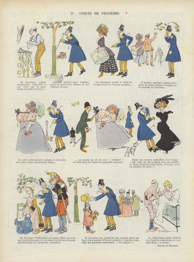 Illustration for Le Rire by Leonce Burret