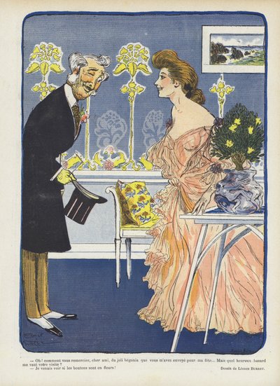 Illustration for Le Rire by Leonce Burret