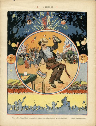 Illustration of Leonce Burret in Le Rire by Leonce Burret
