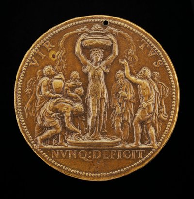 Fountain of the Sciences [reverse] by Leone Leoni