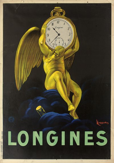 Advertising Poster for the Swiss Watchmakers Longines by Leonetto Cappiello
