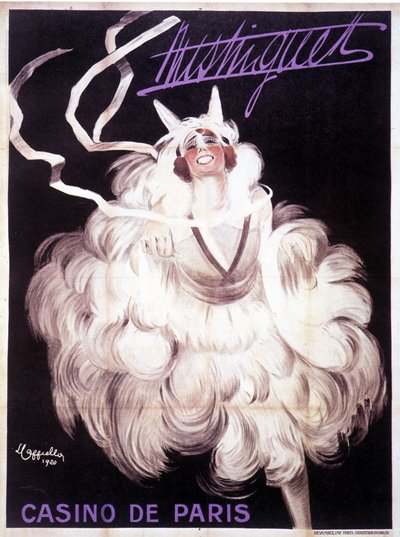 Poster Representing Mistinguett at the Casino de Paris by Leonetto Cappiello