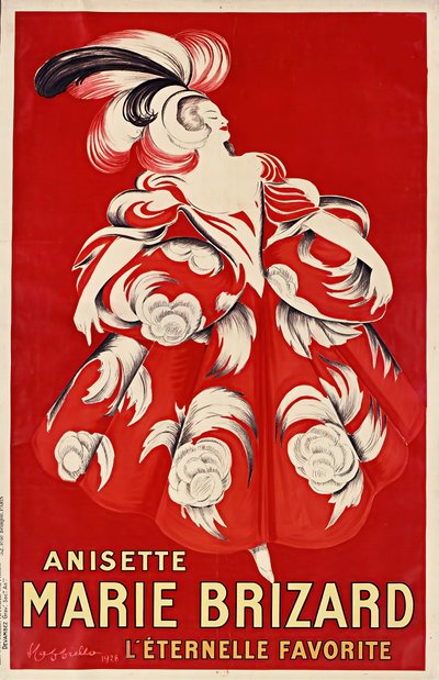 Anisette Marie Brizard, 1928 by Leonetto Cappiello