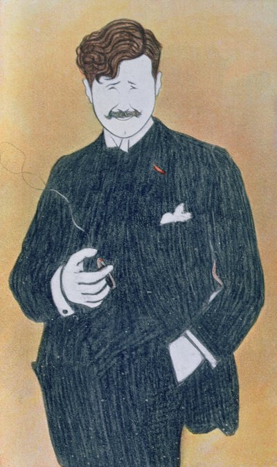 Caricature of Georges Feydeau by Leonetto Cappiello