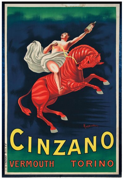 Cinzano Vermouth Torino, 1910 by Leonetto Cappiello