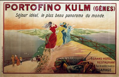 Advertisement for Portofino Hotel by Leonetto Cappiello