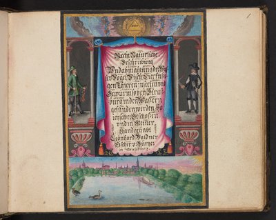 An exact natural description and delineation of the water-fowls, fishes, fourfooted beasts, insects, and worms found in the waters at Strasbourg by Leonhard Baldner