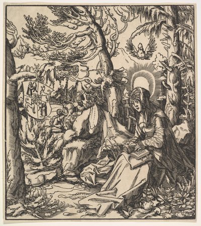 Saint Ita of Toggenburg, from the Habsburg Saints, 1516-18 by Leonhard Beck