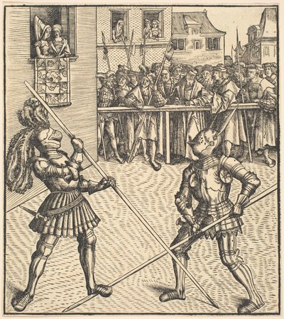 Tournament on the Occasion of the Festivity of the Marriage by Leonhard Beck