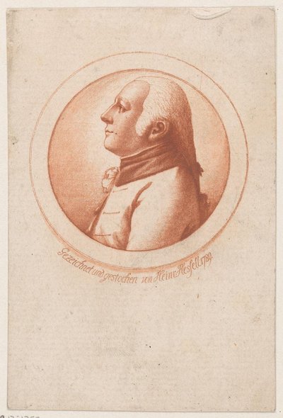 Portrait of an Unknown Man by Leonhard Heinrich Hessell