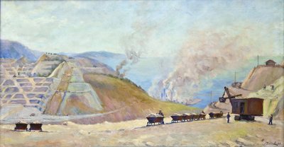 Cement Plant by Pletnev by Leonid Arkadyevich Pletnev
