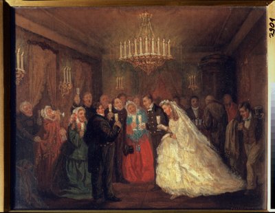 The Wedding by Leonid Ivanovich Solomatkin