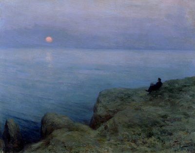 Alexander Pushkin at the Seashore, 1896 by Leonid Osipovic Pasternak