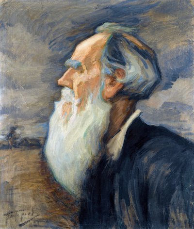 Portrait of Leo Tolstoy by Leonid Osipovic Pasternak
