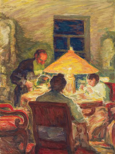 Leo Tolstoy with His Family by Leonid Osipovic Pasternak