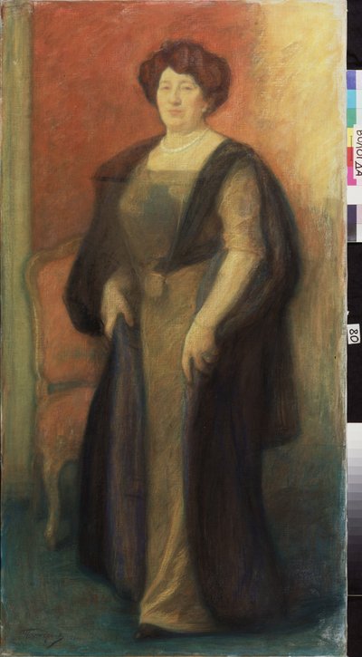 Portrait of Anna Vysotskaya by Leonid Osipovic Pasternak