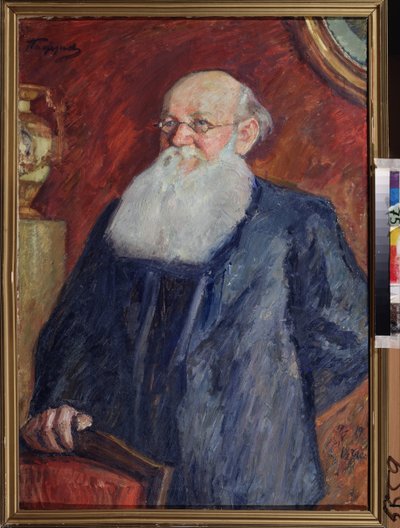 Portrait of the Revolutionary Count Pyotr A. Kropotkin by Leonid Osipovic Pasternak