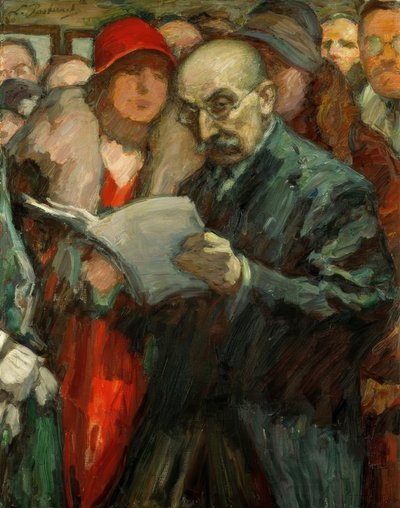 Max Liebermann, President of the Academy of Arts in Berlin by Leonid Osipovic Pasternak