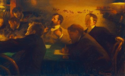 Meeting of the Professors of the Moscow School of Painting by Leonid Osipovic Pasternak