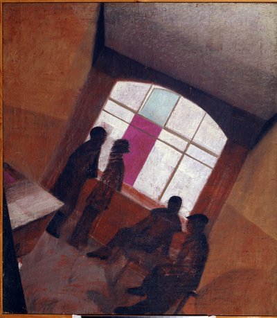 Silhouettes in a Room by Leonid Terentlevich Chupyatov
