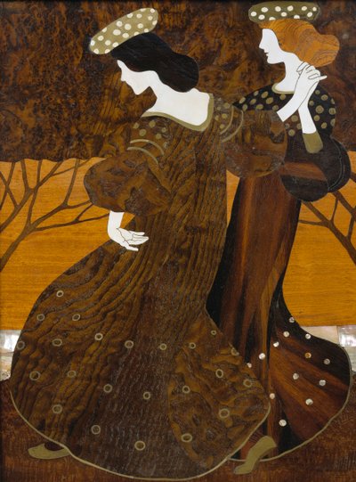 Chest of Drawers, ca 1908, by Leopold Bauer, Detail, Austria, 20th Century by Leopold Bauer