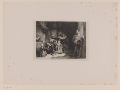 Henry IV and the Ambassador of Spain by Leopold Flameng