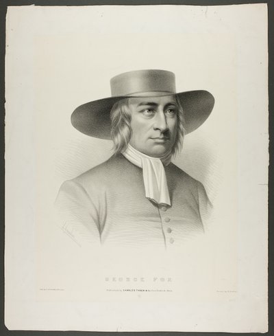 George Fox by Leopold Grozelier