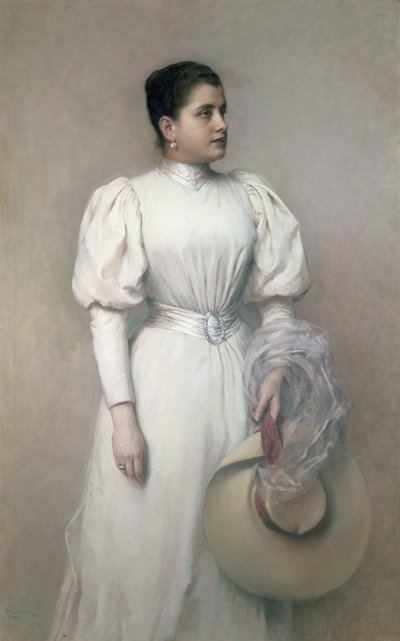 Marie Renard, opera singer with the Hof Opera and wife of Kinsky by Leopold Horovitz
