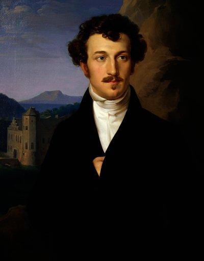 Portrait of Franz Von Schober by Leopold Kupelwieser