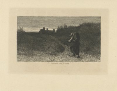 Walker in a Dune Landscape by Leopold Lowenstam