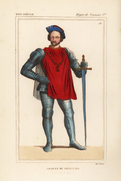 Jacques de Chabannes, Seigneur de la Palice, French Military Officer by Leopold Massard