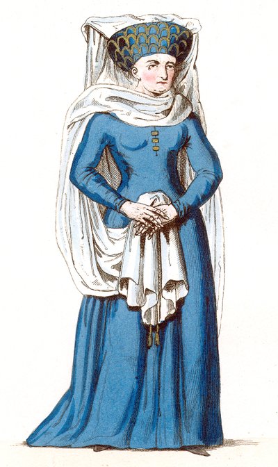 Marguerite de Comminges, Wife of Arnaud II, Lord of Durfort by Leopold Massard