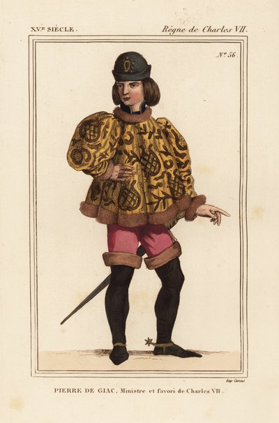 Pierre de Giac, Chamberlain to King Charles VII by Leopold Massard