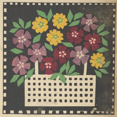 Basket of Flowers, 1907 by Leopoldine Kolbe