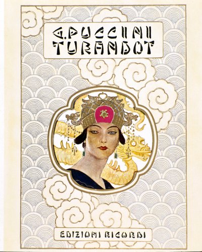 Cover of the Score for the Opera Turandot by Leopoldo Metlicovitz