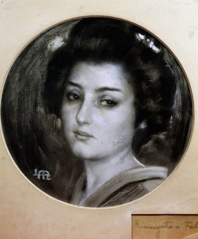 Madama Butterfly, Sketch by Leopoldo Metlicovitz for the Opera by Giacomo Puccini by Leopoldo Metlicovitz