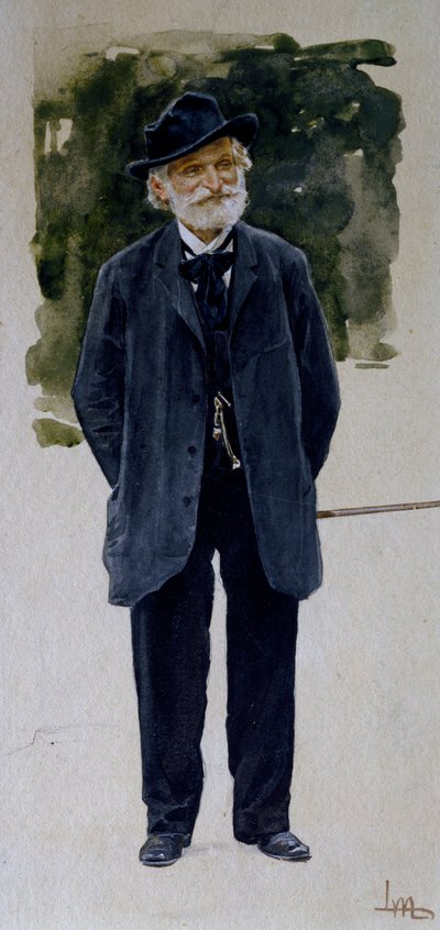Portrait of Giuseppe Verdi by Leopoldo Metlicovitz