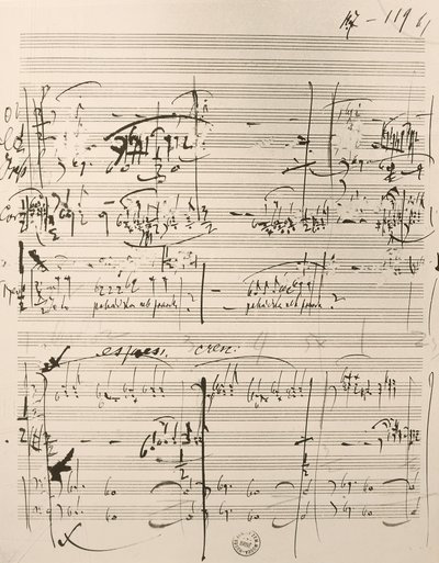Musical Score for 