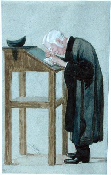 Caricature of an Oxford Don by Leslie Matthew Ward
