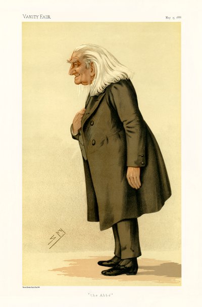 Franz Liszt - Portrait Standing by Leslie Matthew (1851 1922) Ward